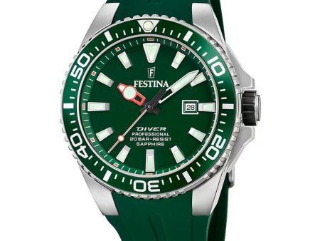 Men s Watch Festina F20664 2 Green Cheap