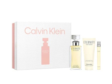 Women s Perfume Set Calvin Klein Eternity EDP 3 Pieces Supply