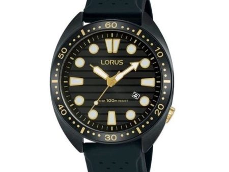 Men s Watch Lorus SPORTS Black Supply