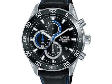 Men s Watch Lorus SPORTS Black (Ø 45 mm) Online