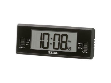 Alarm Clock Seiko QHL093K Black For Discount