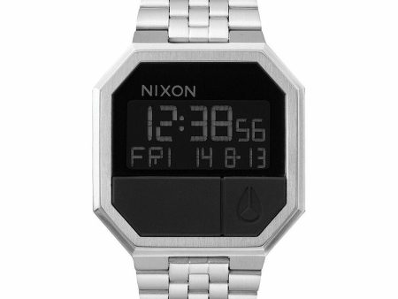 Men s Watch Nixon A158000-00 Black Silver Discount