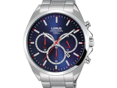 Men s Watch Lorus SPORTS Silver (Ø 44 mm) Hot on Sale