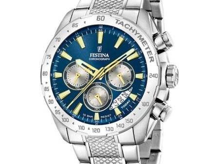 Men s Watch Festina F20668 5 Silver For Sale