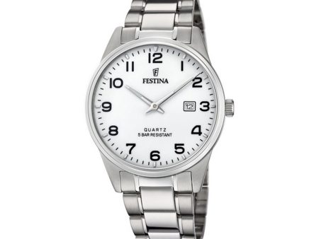 Men s Watch Festina F20511 1 Silver Discount