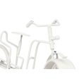 Table clock Bicycle White Metal 33 x 21 x 4 cm (4 Units) Online now