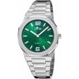 Men s Watch Lotus 18841 3 Green Silver (Ø 40 mm) Discount