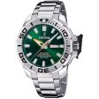 Men s Watch Festina F20665 2 Green Silver Online Hot Sale