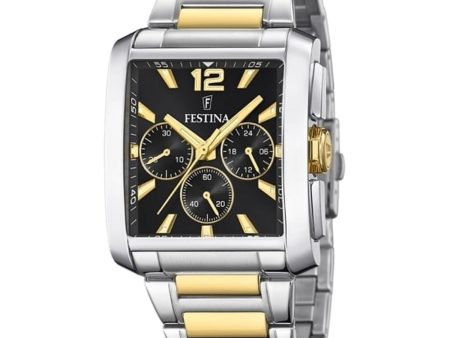 Men s Watch Festina F20637 4 Black on Sale