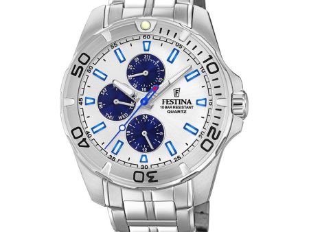 Men s Watch Festina F20445 1 Silver For Discount