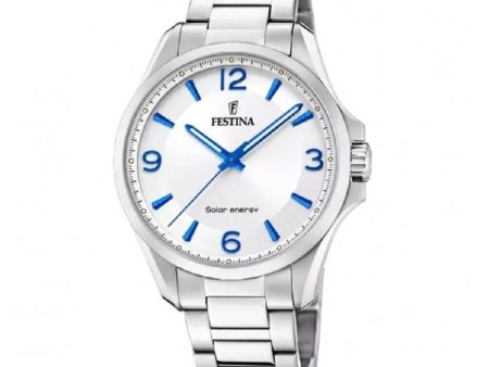 Men s Watch Festina F20656 1 Silver Supply