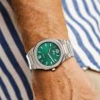 Men s Watch Lotus 18841 3 Green Silver (Ø 40 mm) Discount