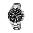 Men s Watch Lotus 18800 2 Black Silver Online Sale