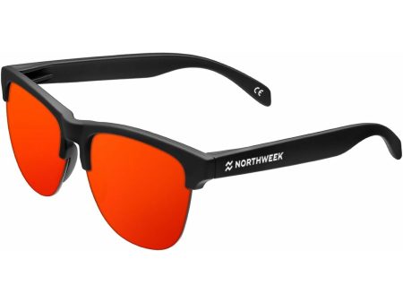 Unisex Sunglasses Northweek Gravity Ø 48 mm Orange Black on Sale