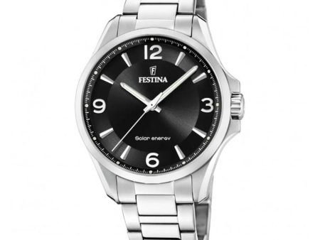 Men s Watch Festina F20656 4 Black Silver For Discount