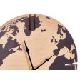 Table clock World Map Black Metal MDF Wood 22,5 x 30,5 x 12 cm (6 Units) For Sale