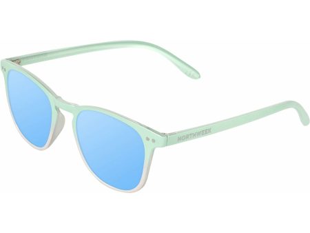 Unisex Sunglasses Northweek Wall Gradiant Ø 45 mm Pink Green For Sale