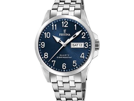 Men s Watch Festina F20357 C Silver Online Hot Sale