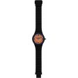 Men s Watch Hip Hop HWU1082 Black Orange Fashion