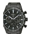 Men s Watch Seiko SSB415P1 Black on Sale