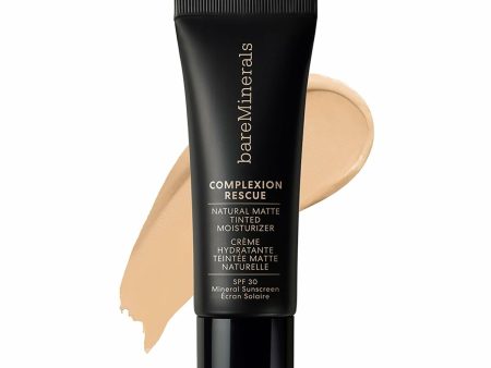 Hydrating Cream with Colour bareMinerals Complexion Rescue Vanilla Spf 30 35 ml Supply