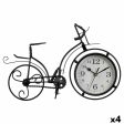 Table clock Bicycle Black Metal 33 x 22,5 x 4,2 cm (4 Units) Hot on Sale