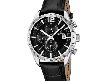 Men s Watch Festina F16760 4 Black Discount