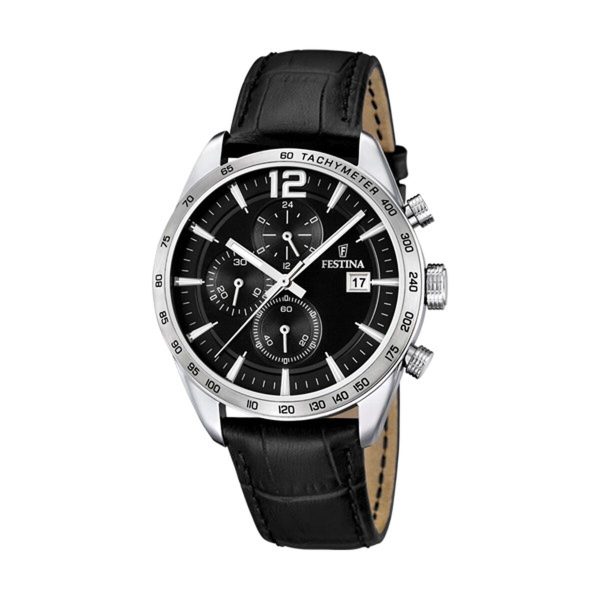 Men s Watch Festina F16760 4 Black Discount