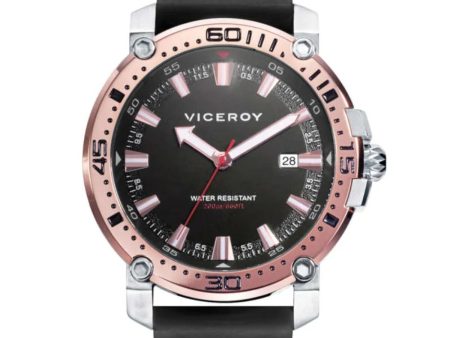 Men s Watch Viceroy 46825-47 Black (Ø 44 mm) Fashion