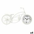 Table clock Bicycle White Metal 42 x 24 x 10 cm (4 Units) Online Sale