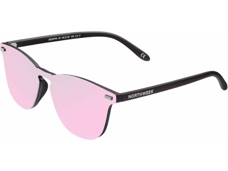 Unisex Sunglasses Northweek Wall Phantom Ø 45 mm Pink Black For Sale