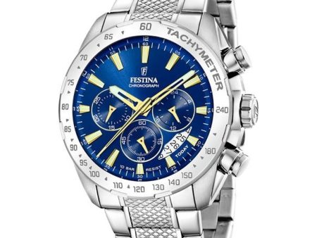 Men s Watch Festina F20668 2 Silver For Cheap