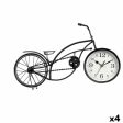 Table clock Bicycle Black Metal 42 x 24 x 10 cm (4 Units) Supply