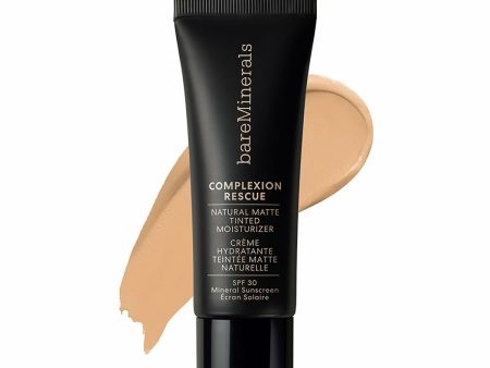 Hydrating Cream with Colour bareMinerals Complexion Rescue Natural Pecan Spf 30 35 ml For Cheap