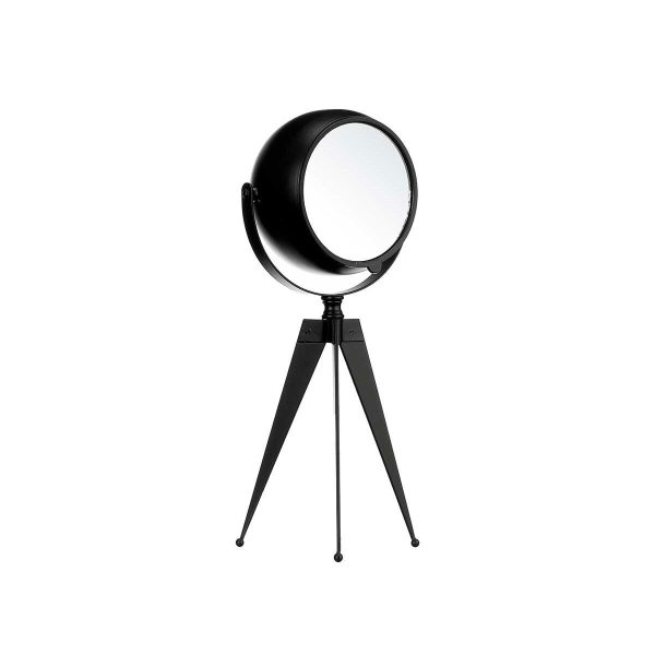 Table clock Tripod Black Metal 12 x 30 x 12 cm (4 Units) Supply