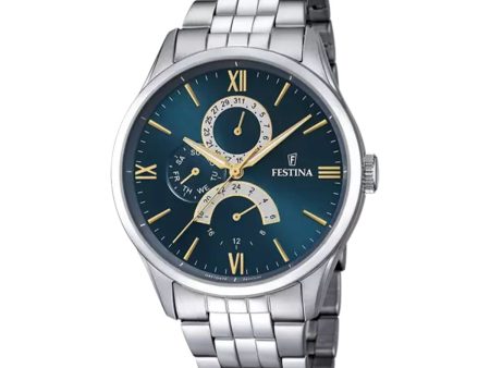 Men s Watch Festina F16822 A Silver Supply