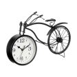 Table clock Bicycle Black Metal 36 x 22 x 7 cm (4 Units) Online Hot Sale