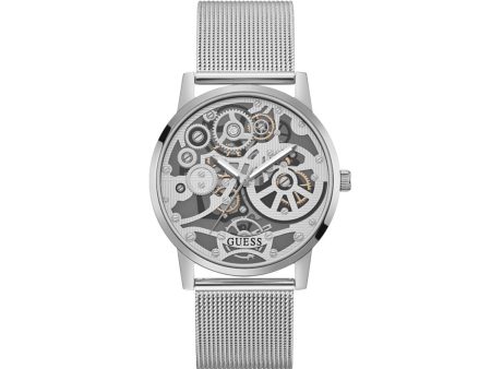 Men s Watch Guess GW0538G1 Silver For Discount