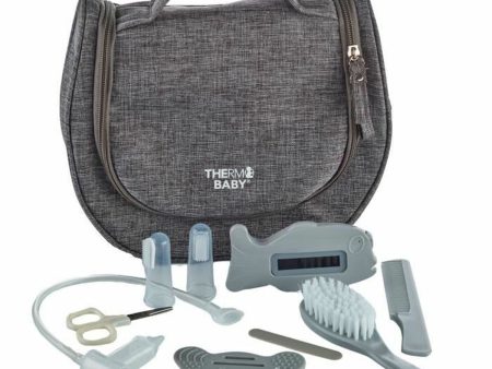 Hygiene set ThermoBaby 9 Pieces Grey Fashion