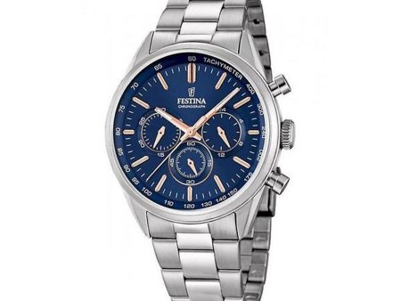 Men s Watch Festina F16820 A Silver Online Sale