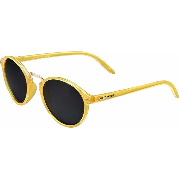 Unisex Sunglasses Northweek Vesca Shine Ø 47 mm Black Yellow For Discount