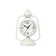 Table clock Lamp White Metal 17 x 25 x 11,3 cm (4 Units) Online Sale