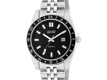 Men s Watch LIU JO TLJ1748 Black Silver (Ø 40 mm) Cheap