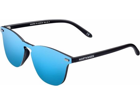 Unisex Sunglasses Northweek Wall Phantom Ø 45 mm Blue Black Online Sale