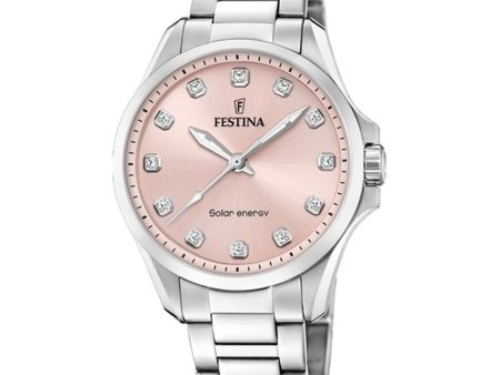 Men s Watch Festina F20654 2 Pink Silver Online Hot Sale