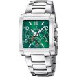 Men s Watch Festina F20652 2 Green Silver Online now