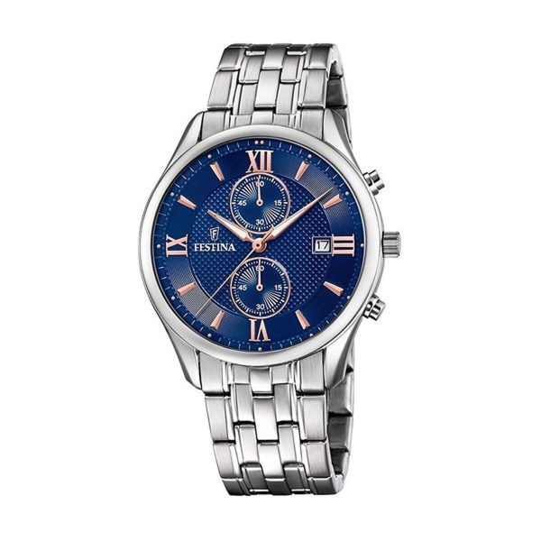 Men s Watch Festina F6854 6 Silver Online