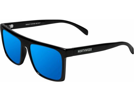 Unisex Sunglasses Northweek Hale Ø 50 mm Blue Black Online Hot Sale