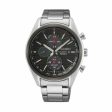 Men s Watch Seiko SSC803P1 Black Silver Hot on Sale